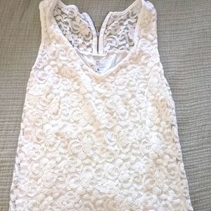 Lace dress tank top